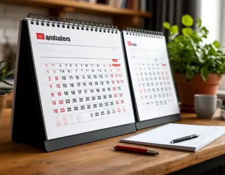 Настольный календарь домик