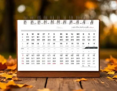 Квартальный календарь на пружине